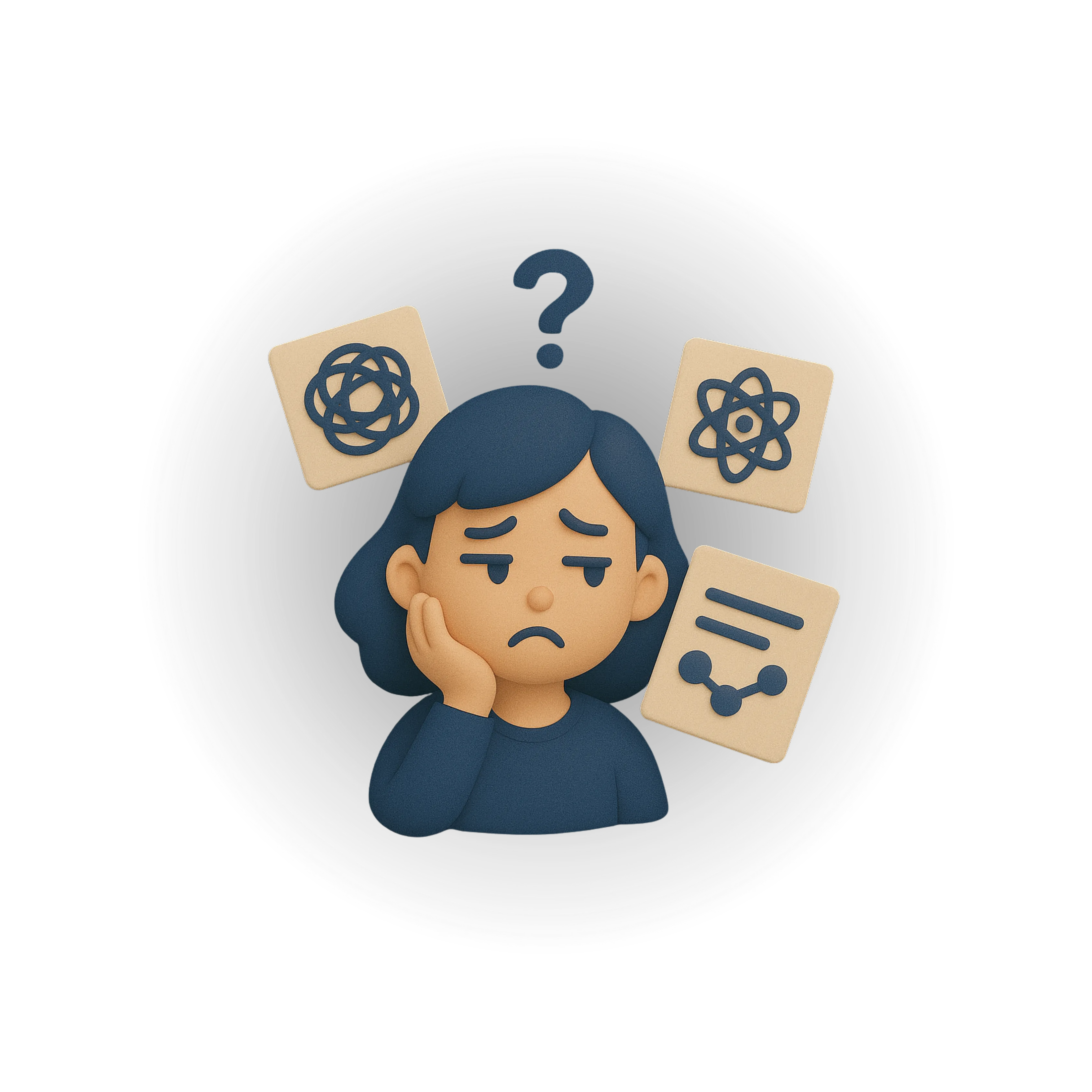 Ikon Bingung milih topik